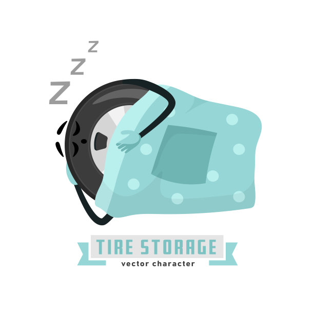 轮胎的角色形象图片下载