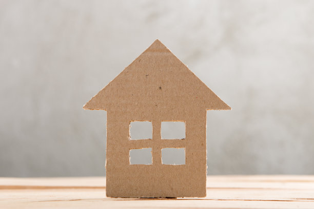 房地产销售或出租概念——小房子模式图片下载