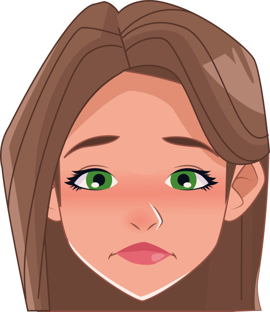 女人悲伤带有应激症状图片下载