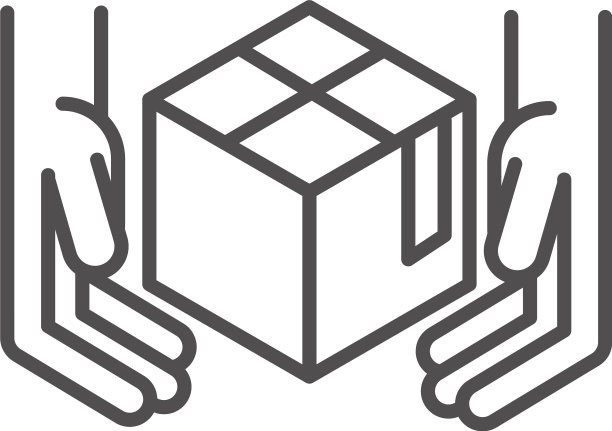 手持纸板箱货物相关配送图片下载