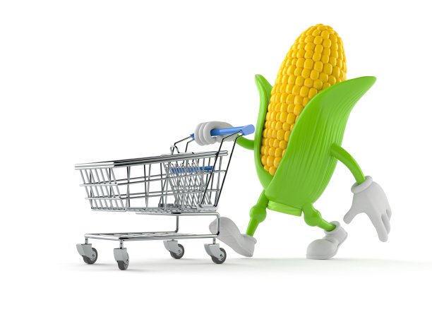 玉米性格与购物车图片下载