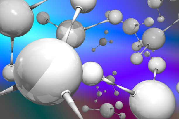 原子粒子3D插图图片下载