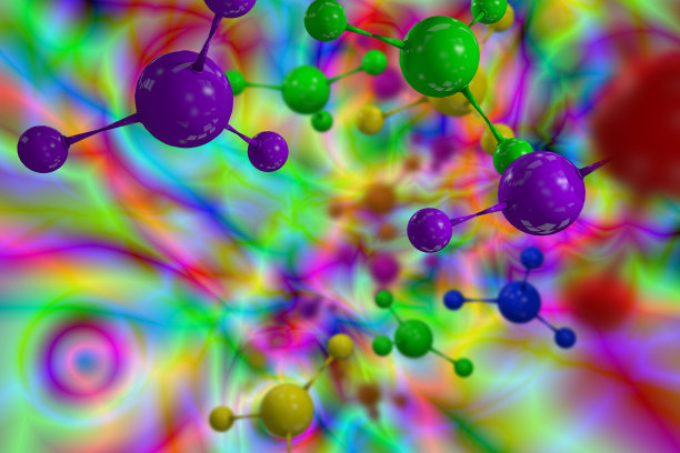 原子粒子3D插图图片下载