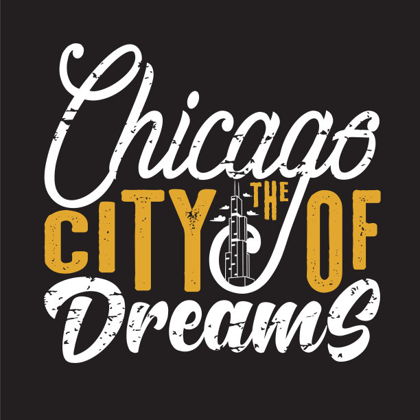 芝加哥语录和口号很适合芝加哥印刷图片下载