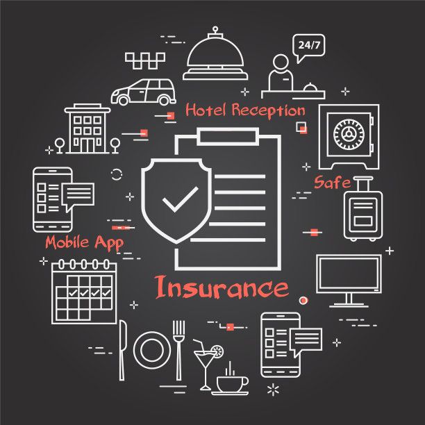 黑酒店服务广场概念——酒店图片下载