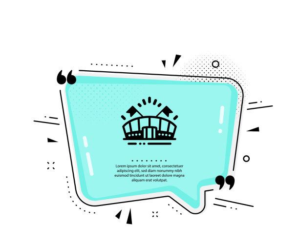 体育竞技场图标体育场与旗帜标志运动图片下载