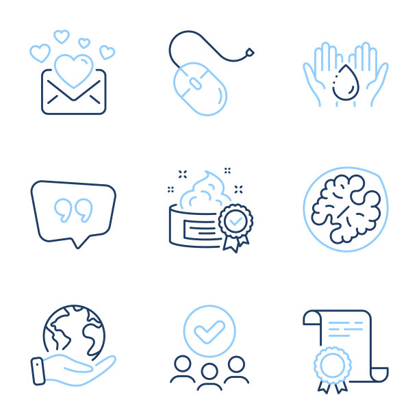 奶油胡桃和电脑鼠标图标设置引用图片下载