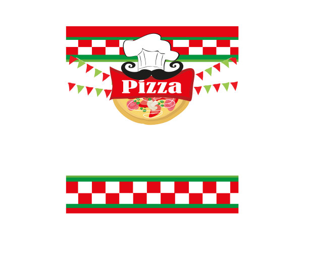 比萨菜单模板图片下载