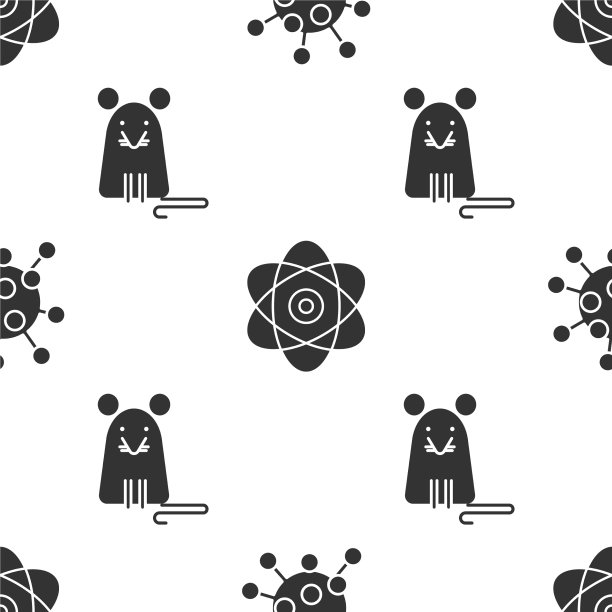 设定细菌原子和老鼠在无缝模式图片下载