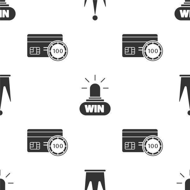 设定皇冠赌场赢和信用卡无缝图片下载