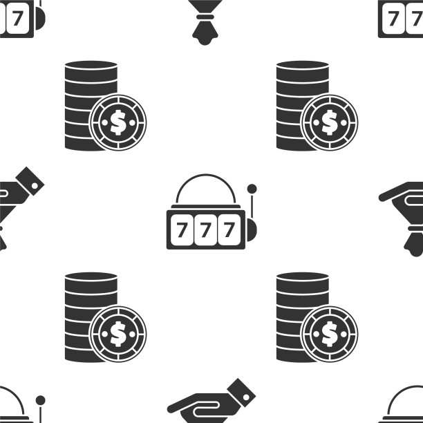 设手持钱袋的自动投币机图片下载