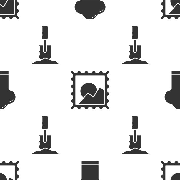 设置厨师帽画景观和铲在图片下载