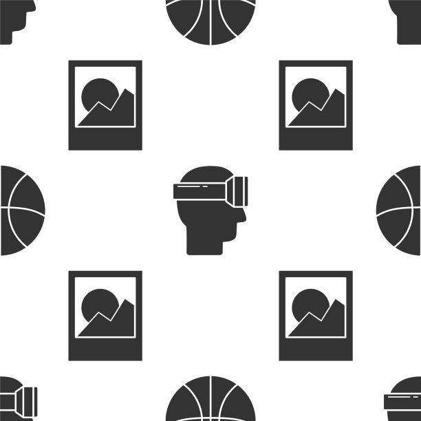 设置篮球虚拟现实眼镜和图片下载