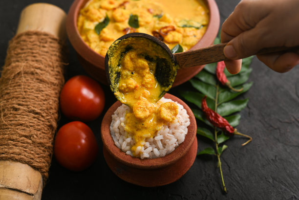 喀拉拉邦咖喱鱼，对虾，烤虾仁，麻辣对虾马沙拉图片下载