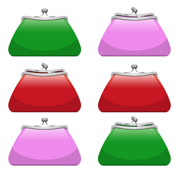 装硬币的钱包图片下载