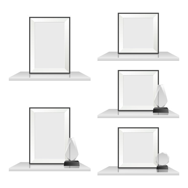 镜框与玻璃奖励图片下载