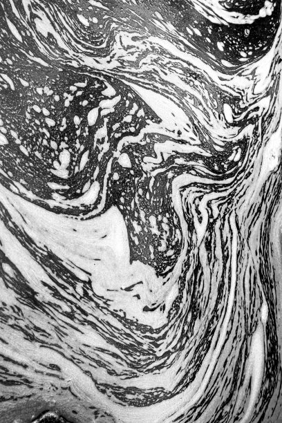 抽象泡沫黑白图片下载