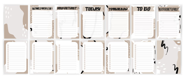 组织者，计划与复古的背景和时尚的字母图片下载