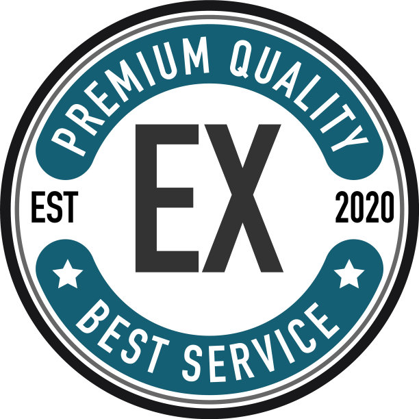 首字母ex典雅标志设计模板图片下载