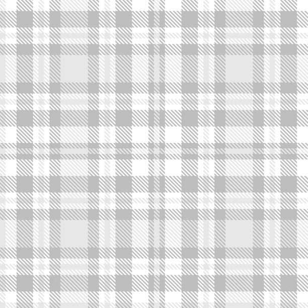 白色格子呢格子无缝图案图片下载