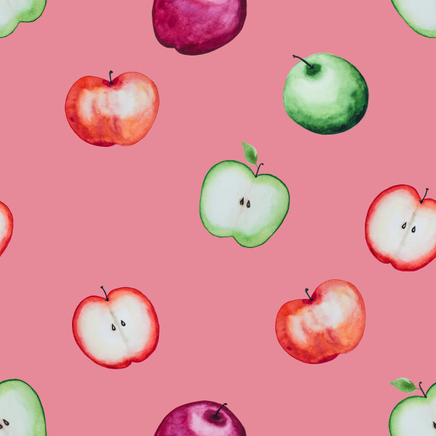 亮丽的画面配以水果的形象图片下载