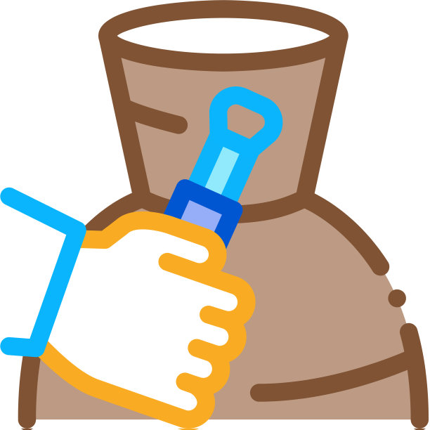 陶土花瓶画图标轮廓图片下载