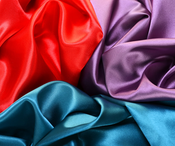 多色丝绸背景图片下载