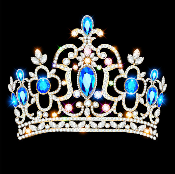 一种镶有宝石的女性王冠图片下载