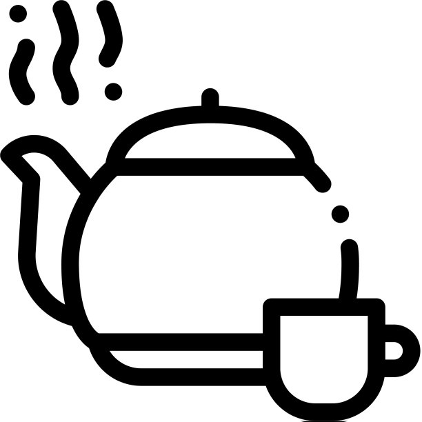 茶壶图标轮廓图片下载