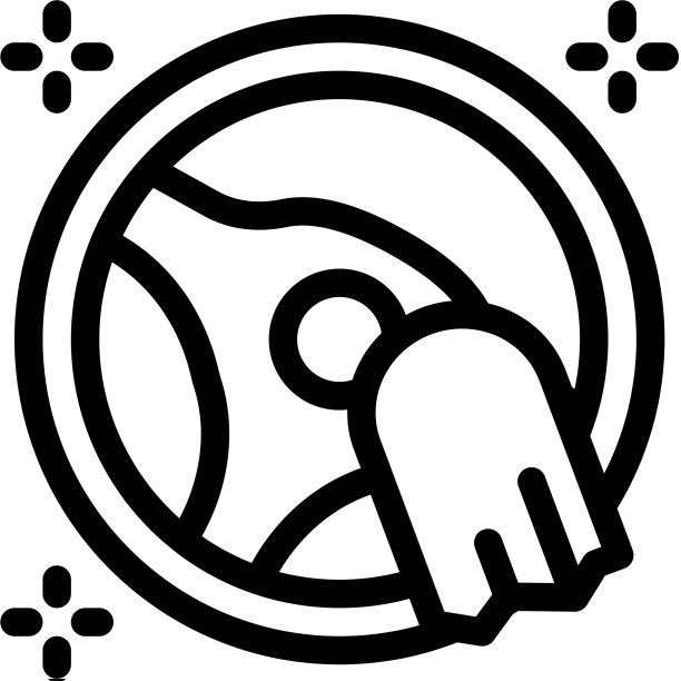 方向盘清洁图标轮廓图片下载