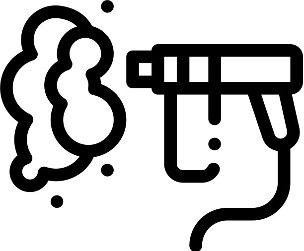 水清洗泵图标轮廓图片下载