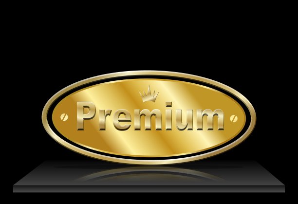 金色金属板插图与金色文本5图片下载