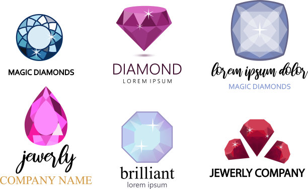 设置水晶宝石珠宝和钻石图片下载