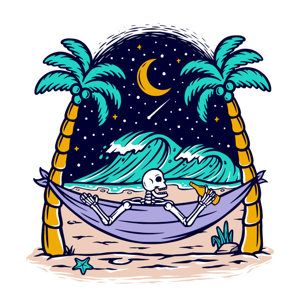 花点时间冷却矢量图图片下载