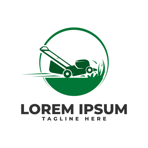割草机速度矢量图标插图图片下载