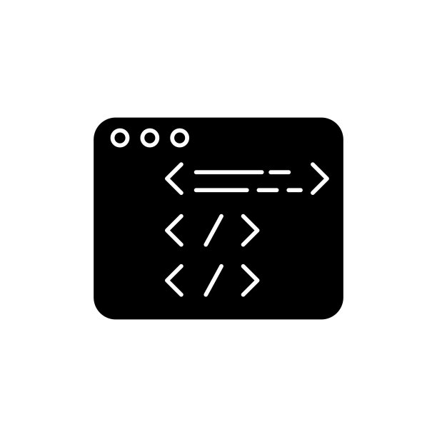 网站开发黑色象形图标图片下载