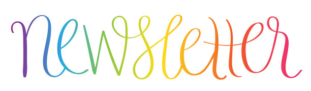 通讯彩色毛笔书法横幅图片下载