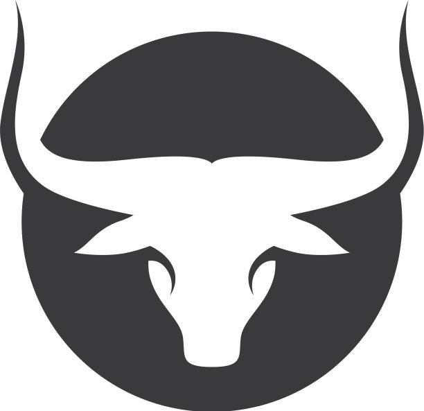 公牛头图标图片下载