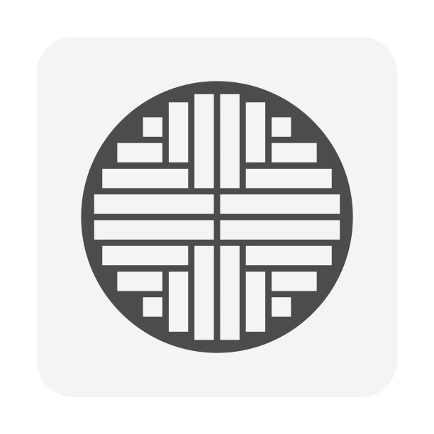 木材切割型材视图在木材生产行业和锯木厂矢量图标设计。图片下载