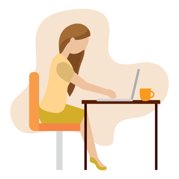 在家工作的妇女图片下载