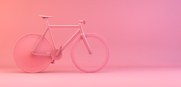 最小的粉红色的自行车图片下载