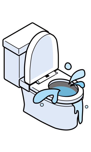 西方厕所里满是水图片下载