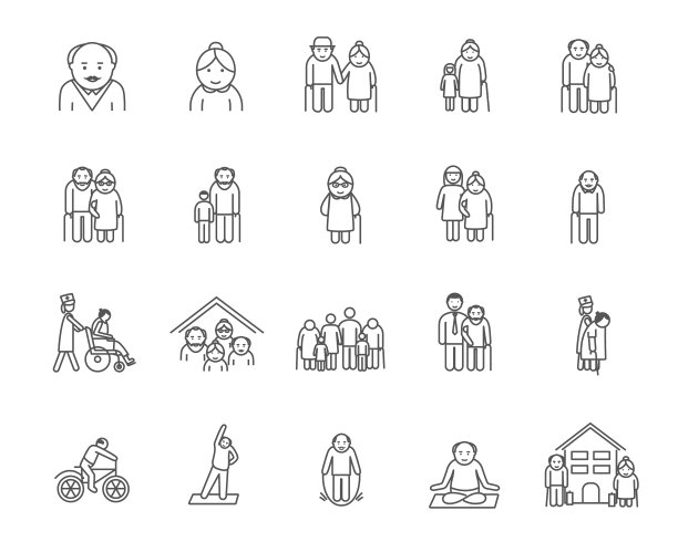 系列的老人图片下载