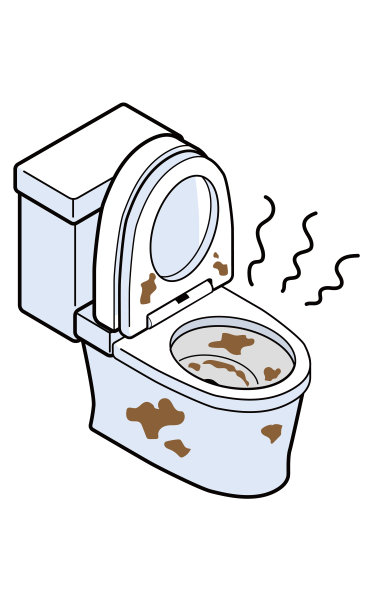 又脏又不卫生的西式厕所图片下载