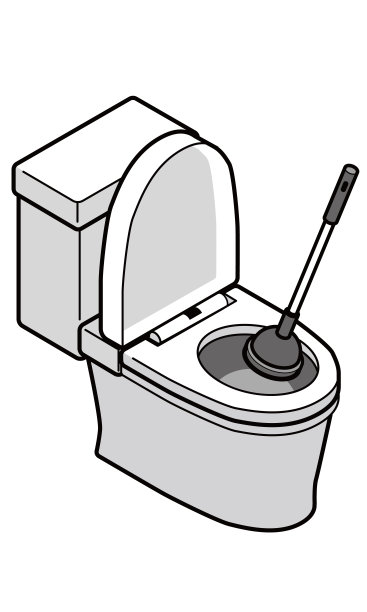 西式马桶和橡胶杯图片下载