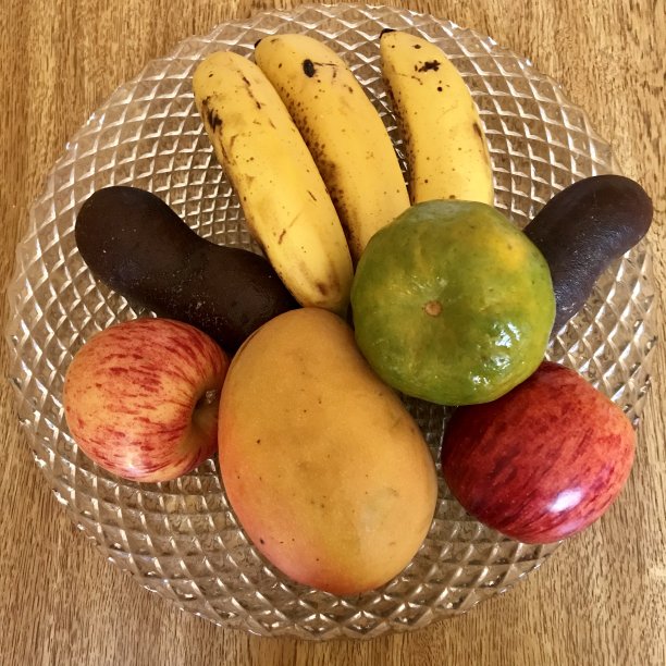 水果碗与热带水果图片下载