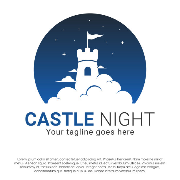 要塞城堡塔矢量图片下载