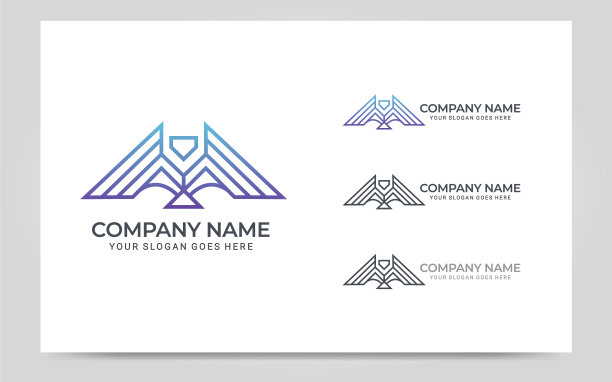 现代鸟类标志设计平面设计图片下载