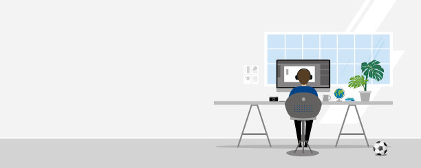 在家工作设计图片下载