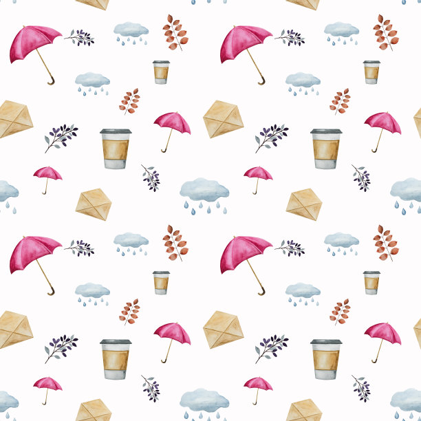 精美的卡片，各种图案，水彩画图片下载